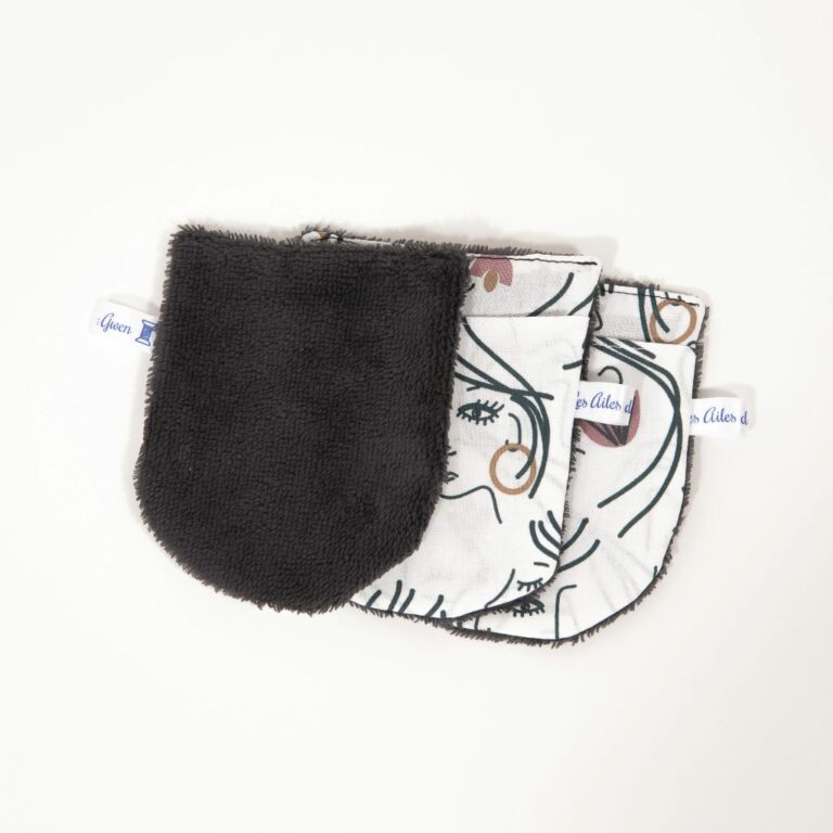 Lot de gants débarbouillette « Visages femmes »