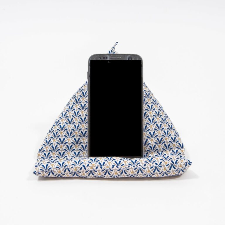 Coussin de visio « Jet d’eau bleu »