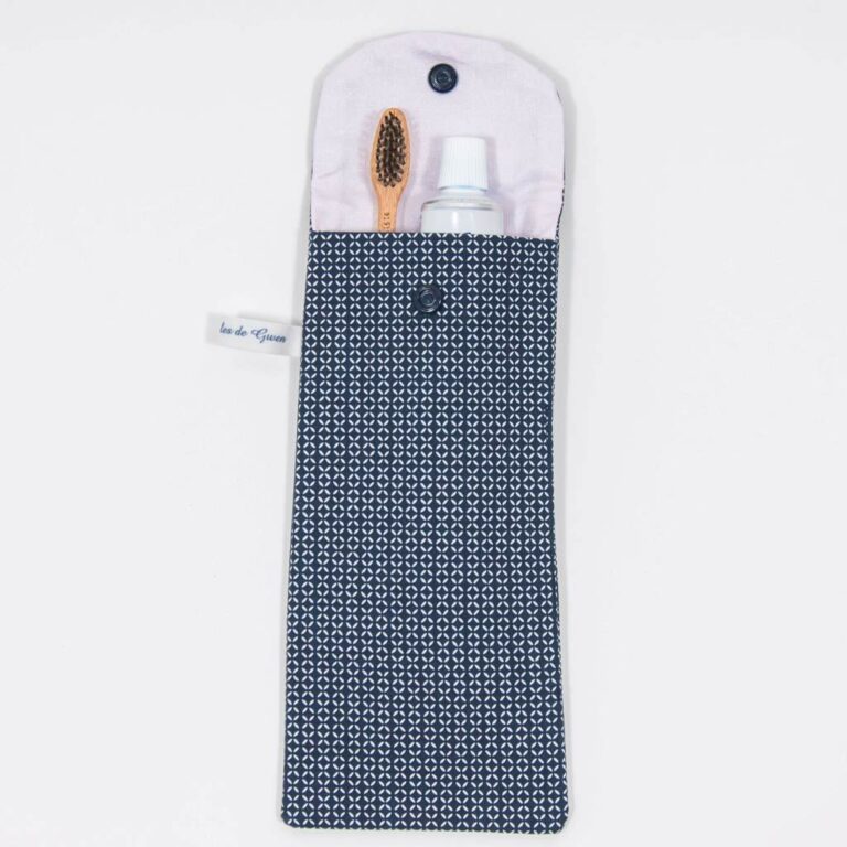 Étui brosse à dents « Graphique bleu »