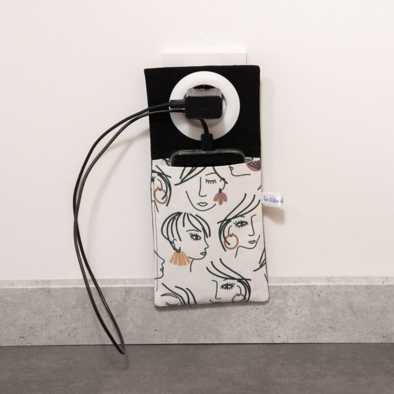 Étui chargeur « Visages femmes »