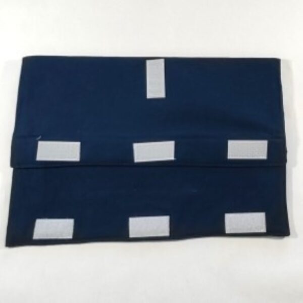 Support de carte à jouer vue de dos avec velcro