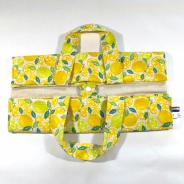 Sac à tarte replié au format rectangle type plat à cake