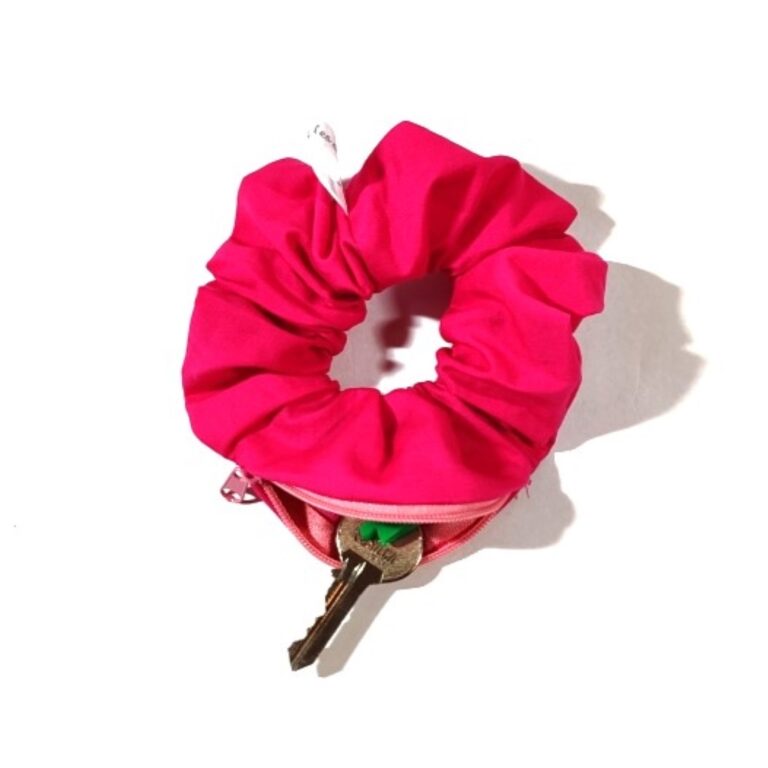 Chouchou zippé « Rose »
